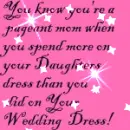 Pagent mom