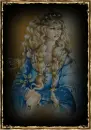Medieval Lady in Blue