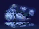 Blue Flowers background