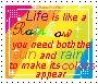 Life is like a rainbow