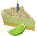 birthday lemon pie