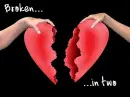 Broken in two