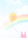 BUNNY WITH THE RAINBOW