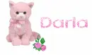 Pink Rose and kitty - Darla