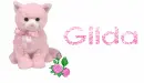 Pink Rose and kitty - Gilda