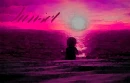 Kairi sunset colored pencil