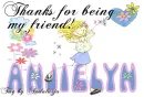 Thanks for being my friend-Anjielyn
