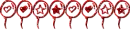 star - gwiazda, heart - serce