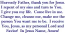 sinners prayer