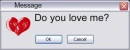 love error message