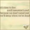 it's time to live