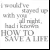 How to save a life