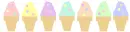 kawaii cone divider