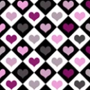 violets hearts