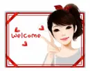 WELCOME WITH HEARTS