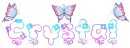 Crystal With Butterflies