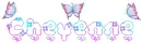 Cheyenne With Butterflies