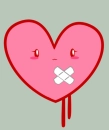 hurt cute heart