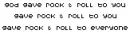 god gave rock & roll to you