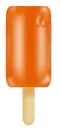 Orange Juicy Ice Lolly 