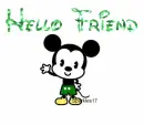 Mickey Hello Freind 
