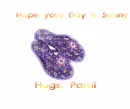 Sunny Day purple flip flops - Pami