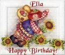 Sunflower Angel - Happy Birthday, Elia