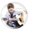 justin bieber button