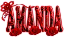 First name roses -Amanda