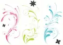 Abstract flower background