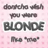 blonde