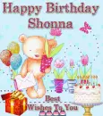 SHONNA HAPPY BIRTHDAY