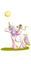 Diddlina and unicorn