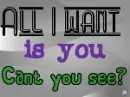 All I want