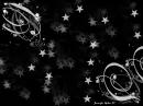 Black N White stars n swirlies