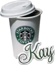 Kay Starbucks Latte