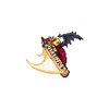 Cloud swinging his sword