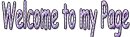 welcome to my page
