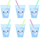 Kawaii Water Background