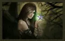 Lady holding star