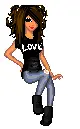 Doll Tishirt love on it 
