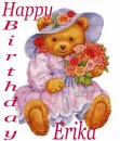 Happy birthday Erika