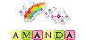 Rainbow blinkie - Amanda