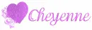 Cheyenne Violet Purple Heart