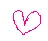 animated pink heart