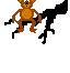 Monkey Swining From Branch To Branch