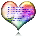 I'm A survivor!