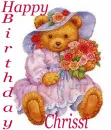Happy birthday Chrissi