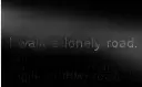 Lonely Road