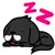 Black Dog-Sleeping